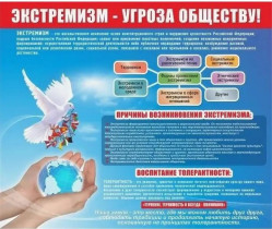 Памятки по профилактике экстремизма.