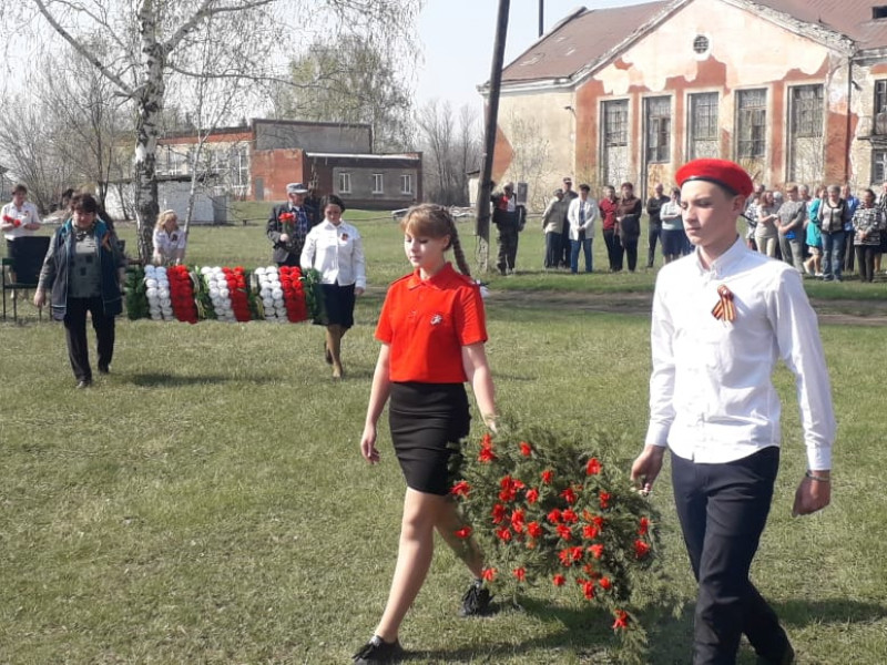 Торжественный митинг, посвященный Дню Победы..