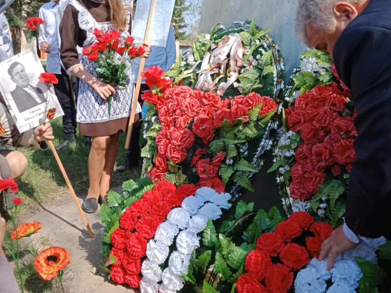 Торжественный митинг, посвященный Дню Победы..